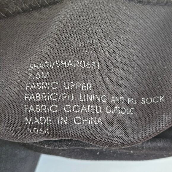 Steve Madden Women's Shari Over The Knee‎ Heeled Boots Black Size 7M Faux Suede - Picture 10 of 12